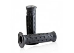 Gumové gripy na motorku SUPER GRIPP Basic - 7/8´´ 22mm, černé, uzavřené, délka 125 mm