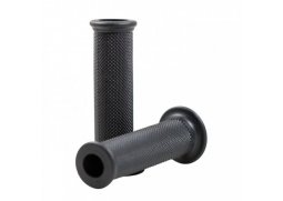 Gumové gripy na motorku SUPER GRIPP 8000 - 7/8´´ 22mm, černé, otevřené, délka 115 mm