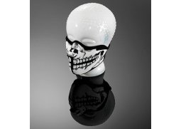 Obličejová maska HIGHWAY HAWK SKULL MAN, hliníková spona na nos
