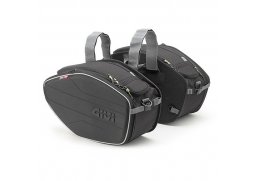 GIVI EA101B boční brašny malé, černé, rozšiřitelné, objem 19-25 litru, (řada EASY)