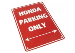 Parkovací cedule 'Honda parking only''