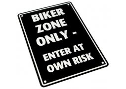 Parkovací cedule ''Biker zone only''