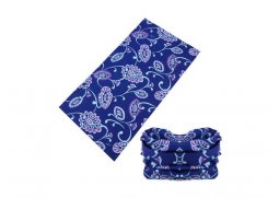 TWOEIGHTFIVE multifunkční šátek na krk Ornament - fialový