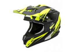 Scorpion VX-15 EVO AIR KRUSH neonová žlutá-černá krosová helma na motorku