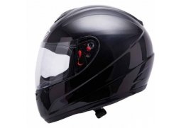 MT Thunder Solid Kids dětská integrální černá lesklá helma na motorku