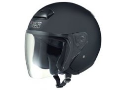 IXS HX 118 černá matná otevřená jet přilba na motorku a skůtr