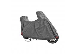 Plachta na motorku OPTIMA PLUS, univerzální pro zakrytí motorky a skůtru s velký plexi a kufrem
