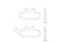 Brenta FT3017 přední organické brzdové destičky na motorku APRILIA ETX 125 rok 98-01