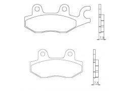 Brenta FT3064 přední organické brzdové destičky na motorku KAWASAKI 250 R NINJA rok 08-11