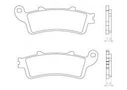 Brenta FT3023B zadní organické brzdové destičky na motorku HONDA ST 1300 PAN EUROPEAN (bez ABS) rok 02-09