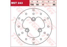 TRW MST243 brzdový kotouč, přední DERBI PREDATOR 50 rok 99-02