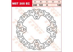 TRW MST305EC brzdový kotouč, zadní SUZUKI RM Z 450 (4T) EFI rok 10-13