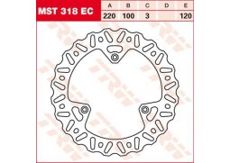 TRW MST318EC brzdový kotouč, přední SUZUKI RM 85 rok 05-15