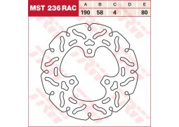 TRW MST236RAC brzdový kotouč, přední SYM PURE 50 rok 98-05