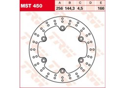 TRW MST450 brzdový kotouč, přední HONDA SH 300 I rok 07-15