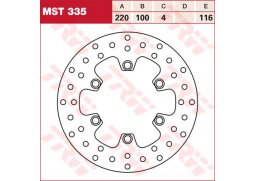 TRW MST335 brzdový kotouč, zadní KAWASAKI KDX 220 RA4 rok 97-03