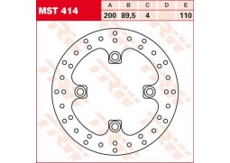 TRW MST414 brzdový kotouč, přední SUZUKI ATV LT-A 700 KINGQUAD rok 05-07