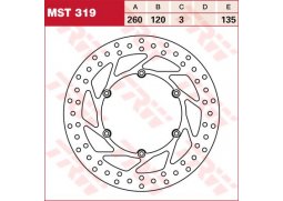 TRW MST319 brzdový kotouč, přední HUSQVARNA CR 250 rok 92-99