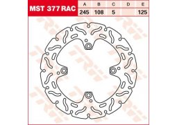 TRW MST377RAC brzdový kotouč, zadní DUCATI 848 EVO rok 11-13