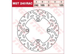 TRW MST240RAC brzdový kotouč, přední HONDA CBR600RR ABS rok 09-16