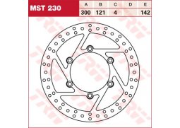 TRW MST230 brzdový kotouč, přední SUZUKI XF 650 FREEWIND rok 97-01