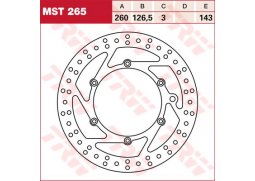 TRW MST265 brzdový kotouč, přední KTM EXC 125 rok 98-12