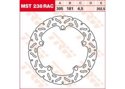 TRW MST238RAC brzdový kotouč, přední BMW R 1100 S rok 98-00