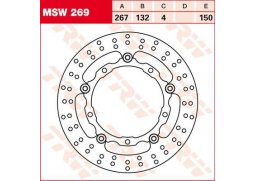 TRW MSW269 brzdový kotouč, přední YAMAHA XP 500 T MAX rok 04-07