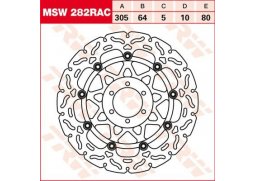 TRW MSW282RAC brzdový kotouč, přední KTM LC8 990 SUPERMOTO T (SMT) rok 11-13