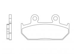 Brenta FT4143 přední sintrované brzdové destičky na motorku HONDA GL 1500 GOLD WING rok 88-03