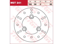 TRW MST241 brzdový kotouč, přední HONDA SFX 50 rok 95-04