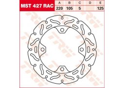 TRW MST427RAC brzdový kotouč, zadní HONDA CBR 1000 RR ABS rok 09-14