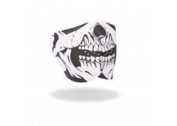 Maska na obličej Hot Leathers "White Skull"