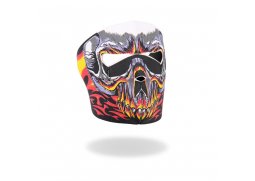 Maska na obličej Hot Leathers "Red Evil Skull"