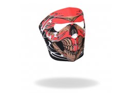 Maska na obličej Hot Leathers "Red Skull Tribal"