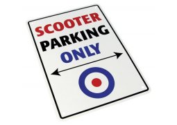 Parkovací cedule "Scooter parking only"
