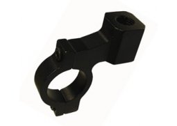 Svorka / Objímka pro upevnění zrcátek na řidítka 22 mm, M10R, černá, 1ks
