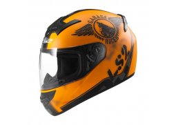 LS2 FF352 ROOKIE FAN matt orange, integrální uzavřená helma na motorku