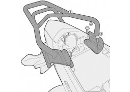 Kappa KR1119 Nosič zadního kufru pro kufry MONOLOCK HONDA CB 500 F (13-15), HONDA CBR 500 R (13-15) HONDA CBR 500 R rok 13-15