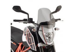 Kappa 245AK přední plexi zatmavené 33,5 x 29 cm (VxŠ) KTM DUKE 690 (12-19), SUZUKI GSR 600 (06-11), YAMAHA MT 03 660 (06-14) SUZUKI GSF 1250 S BANDIT ABS rok 07-11