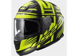 LS2 FF320 STREAM černá žlutá integrální helma na motorku
