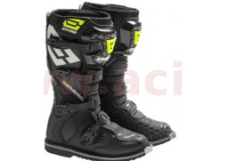 Enduro boty Emerze EM10, černošedé boty na terénní motorky