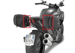 Kappa TE7405K nosič podpěry bočních brašen nebo brašen RA314 pro DUCATI Diavel 1200 (11-18) DUCATI DIAVEL 1200 rok 11-17