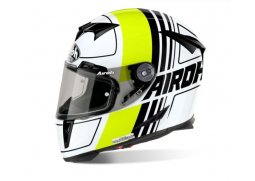 Airoh GP500 Scrape – bílá žlutá černá integrální přilba na motorku
