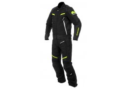 Ayrton Optimus, dvoudílný černo fluo žlutý komplet na motorku