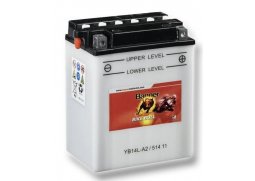 motobaterie 12V, YB14L-A2, 14Ah, 190A, BANNER BIKE BULL 134x89x166