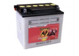 motobaterie 12V, Y60-N24L-A, 28Ah, 300A, BANNER BIKE BULL 184x124x175