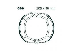 EBC 860 brzdové pakny čelisti na motorku