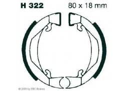 EBC H 322 brzdové pakny čelisti na motorku