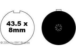 EBC FA56 organické brzdové destičky pro motorku